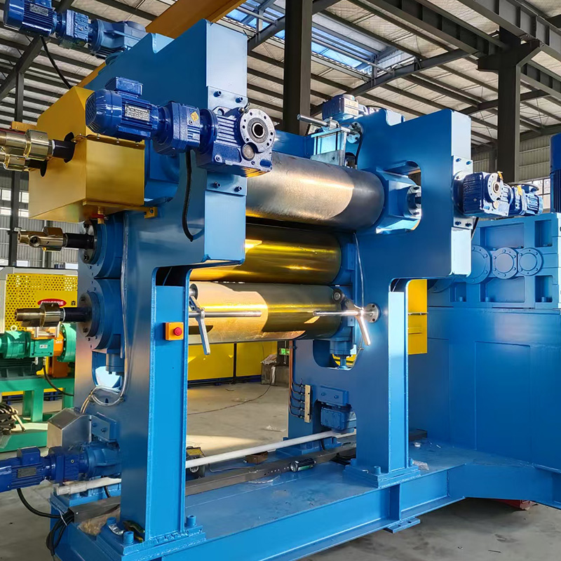 Máy cán cao su 4 cuộn